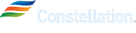 Constellation Energy Corporation logo representing a leading clean energy company providing nuclear, solar, wind, battery storage, and sustainable electricity solutions across the United States.